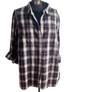 Lauren Jeans Co. Ralph Lauren Plaid Button-Down Shirt – Size 2X